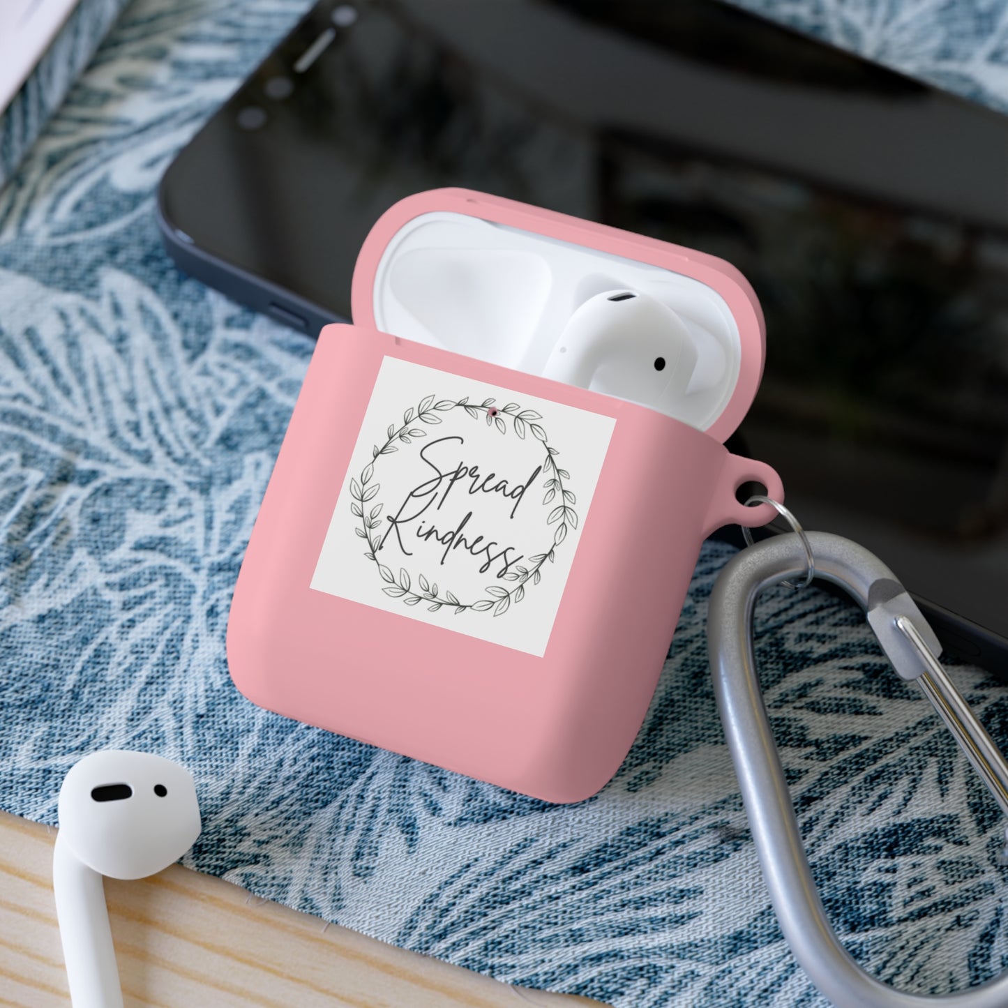Spread Kindness AirPods Case Cover, Stylish AirPods Pro Case, Unique Gift for Music Lovers, Inspirational Earbud Case